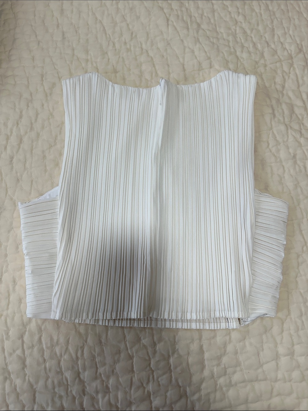 Love Bonito Dez Pleated Boat Neck Crop Top